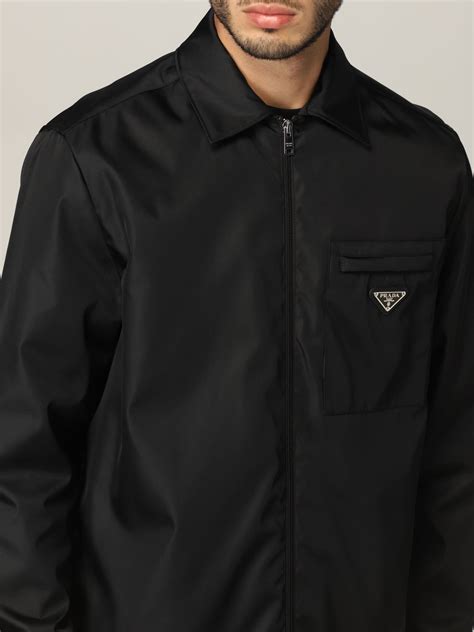 prada jacket logo|Prada jacket outlet.